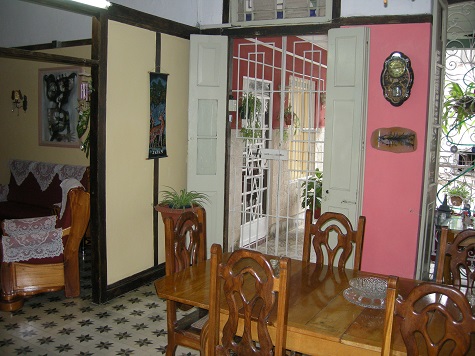 'Dining room' Casas particulares are an alternative to hotels in Cuba.